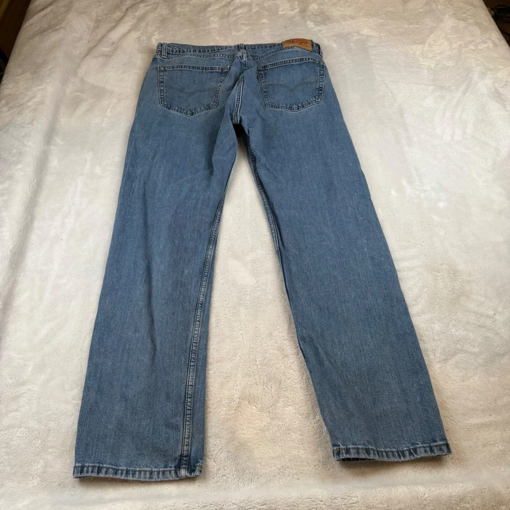 Levi's‎ 505 Regular Fit Jeans Mens Denim Pants W36 L32 Light Wash Blue